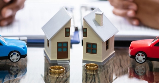 divided assets during a divorce